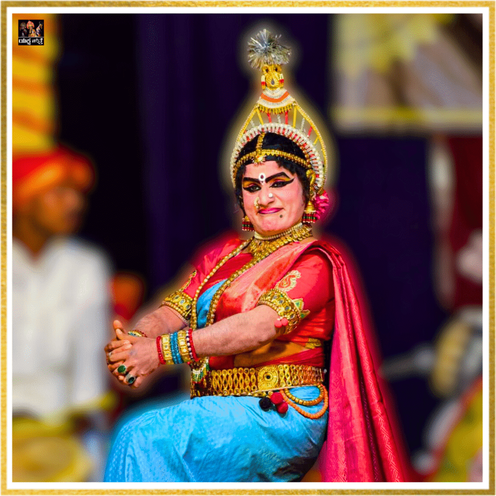 Yalaguppa Subrahmanya Hegde performing Yakshagana Streevesha
ಸುಬ್ರಹ್ಮಣ್ಯ ಹೆಗಡೆ ಯಲಗುಪ್ಪ