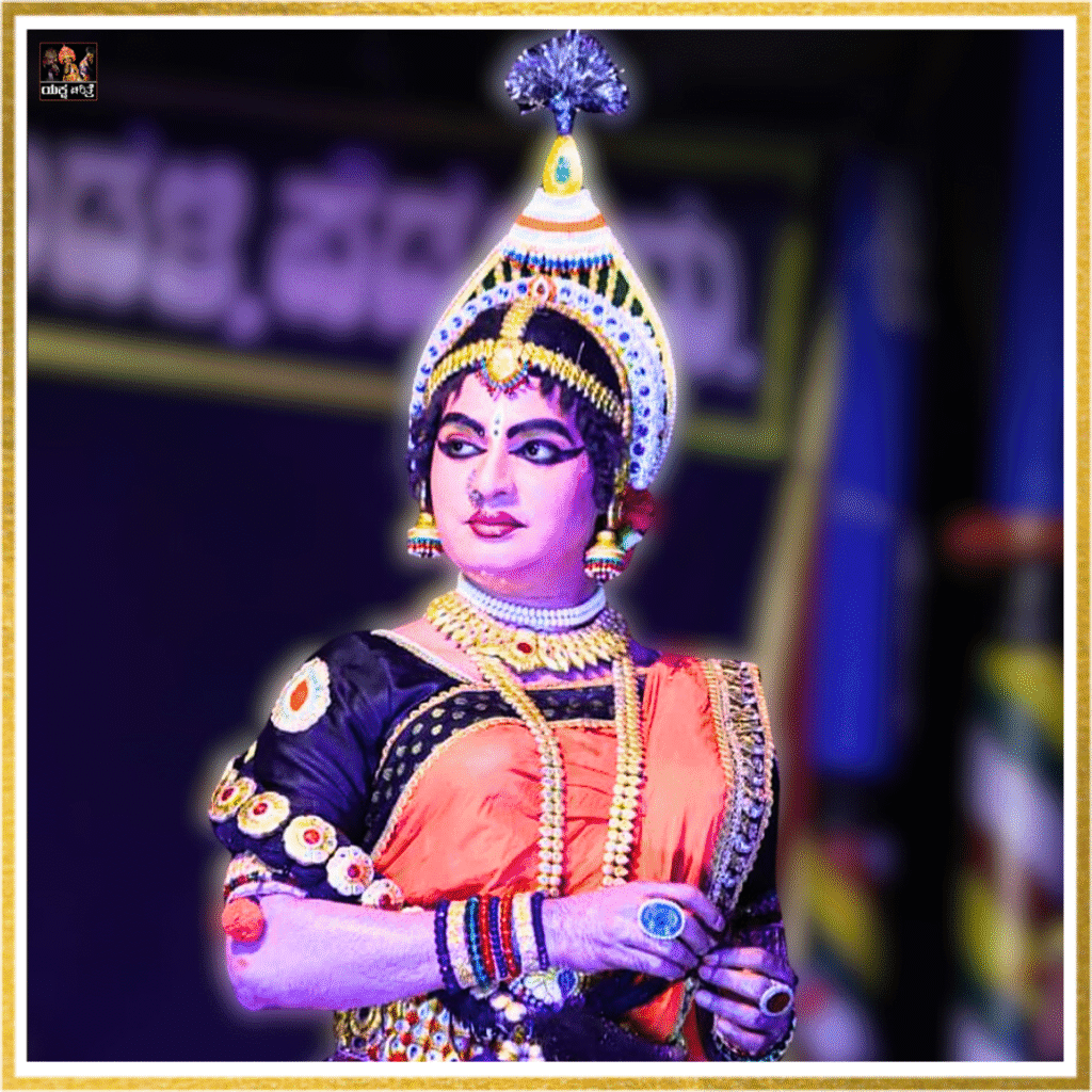 ಸುಧೀರ್ ಉಪ್ಪೂರು ಯಕ್ಷಗಾನ ಕಲಾವಿದ ಚಿತ್ರ
Sudheer Uppoor in Yakshagana Sthreevesha role"

yakshagana images
yaksha charithre
